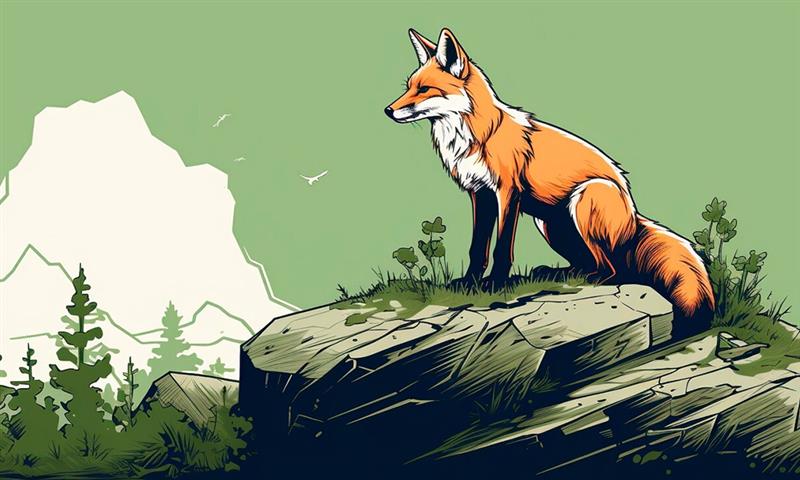 A Fox Follows the Fading Light A Fox Follows the Fading Light