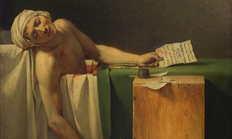 A New Book Recounts David’s Death of Marat Through the Eyes of a Lifelong Admirer A New Book Recounts David’s Death of Marat