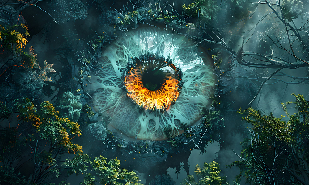 Eyes Emerging From Nature’s Shadows Eyes Emerging From Nature’s Shadows