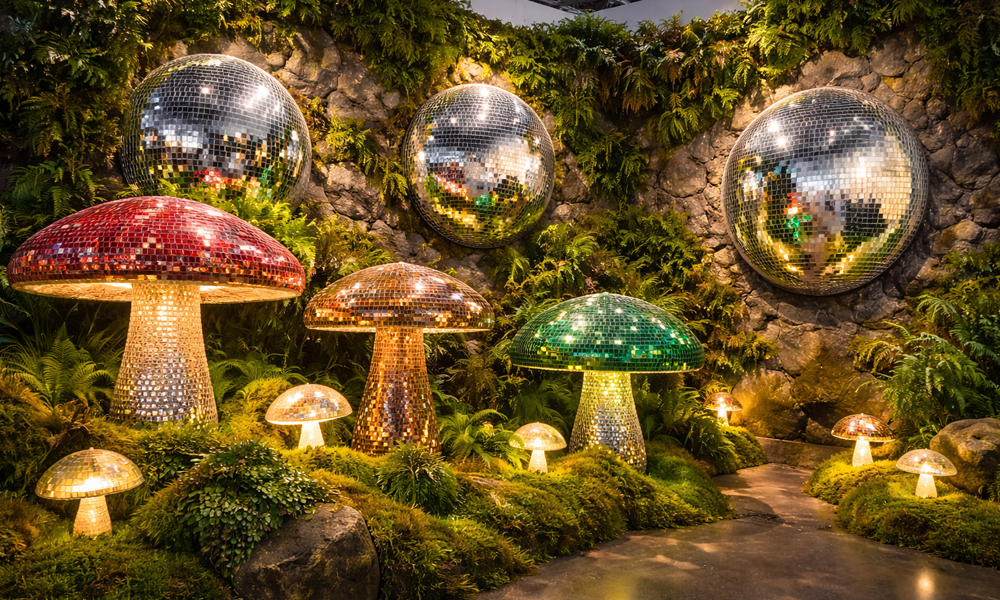 Mushrooms, moss and disco ball mirrors: our seven favourite works from Design Miami Mushrooms-moss-and-disco-ball-mirrors
