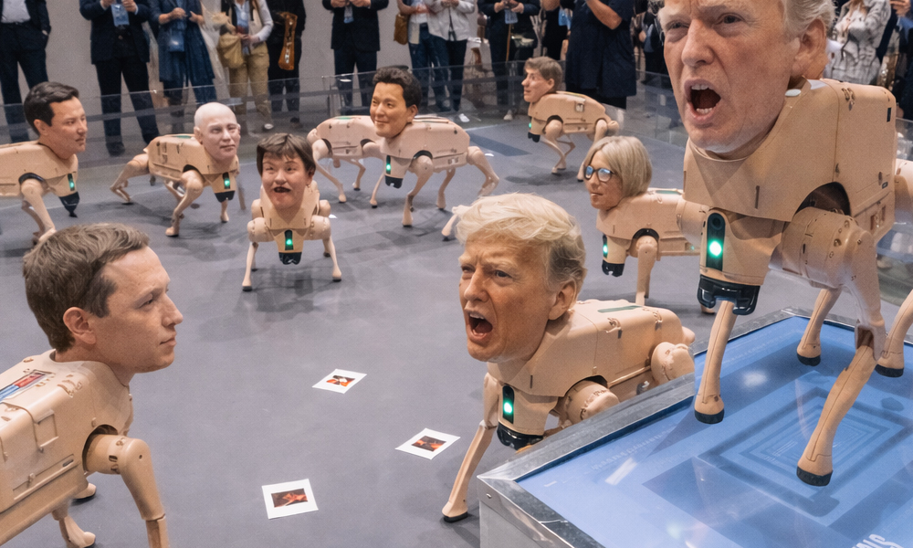 Who let the dogs out? Beeple unleashes uncanny robot canines at Art Basel Miami Beach Who-let-the-dogs-out