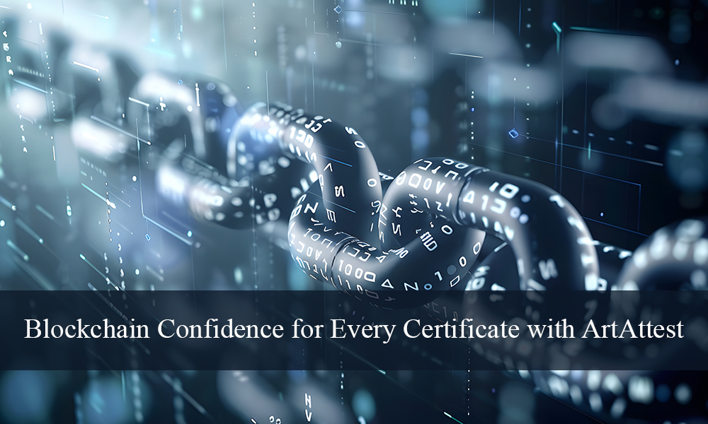 Blockchain Confidence for Every Certificate with ArtAttest Blockchain Confidence for Every Certificate with ArtAttest